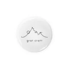grat craftのGratcraft Logo BLK 缶バッジ