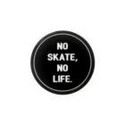 MikaMatsuda🍌のNO SKATE NO LIFE(黒） 缶バッジ