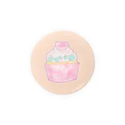 ichigotomahou.のflower cupcake ♡ 缶バッチ Tin Badge