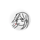 hokachoのたばこやめたい女 Tin Badge