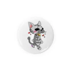 naho@Katze🐾猫のあみぐるみ屋さんのサバトラ Tin Badge