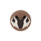 This is Mine（ディスイズマイン）のanimal face / スズメ (56mm推奨デザイン) Tin Badge