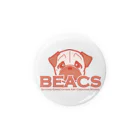 BEACSのBEACS PUG Red 缶バッジ