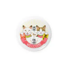 This is Mine（ディスイズマイン）のLucky cats 〜ニ升五合〜 Tin Badge