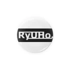 RyUHo.のRyUHo.ブラック 缶バッジ