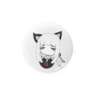 不思議な...の猫耳少女 Tin Badge