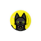 夢見る柴犬のCherry-Blossom-Moon Tin Badge