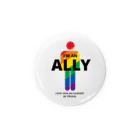 ぴら/For LGBTQ+ & AllyのI'M AN ALLY 캔뱃지