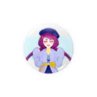 なずなずしょっぷの【しの】魔法少女缶バッジ Tin Badge