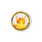 『NG （Niche・Gate）』ニッチゲート-- IN SUZURIのOrdinary Cats01h.t.(秋) Tin Badge