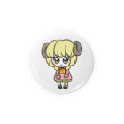 すきだらけShopのおひつじ座ちゃん Tin Badge