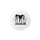 melancholic世界観のロゴシリーズ(白) Tin Badge