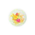 わんぽこショップのわんぽこ -flower- Tin Badge