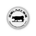 09use｜近藤しろさと牧場のこんぼくロゴ Tin Badge