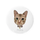 みきぞーん｜保護猫 ミッキー画伯と肉球とおともだちのmoka Tin Badge