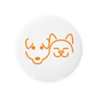 nestori shopの犬と猫 Tin Badge