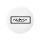 FUCKINONのロゴ Tin Badge