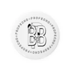 b.b propecho clothesのring bb logo 缶バッジ