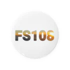 FS108(ファンタジスタ入れ歯)イラスト　絵描きのFS108 夕焼けロゴ 缶バッジ