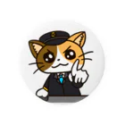 めろさらオリジナルグッズのにゃんこ運転士 Tin Badge