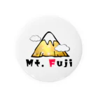 レアレアコクアのいいことありそう! 金運シリーズ　(富士山　Mt.Fuji) Tin Badge