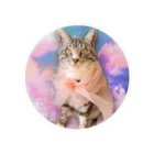 NEKO GURUIの誇らしげなねこ Tin Badge