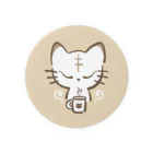 UETANBOの②子猫シャムのカフェタイム Tin Badge