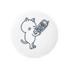 風野ひつじのガラケー猫 Tin Badge