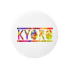 KYOROSHOPのキョロバッジ(レインボー) 缶バッジ