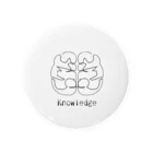 knowledgeのknowledge logo item 缶バッジ