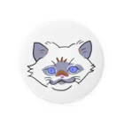 Noto213のおすましねこ Tin Badge