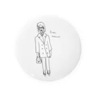 ミュンゼルアンジュのI am woman レトロガール Tin Badge