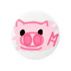 SKYblooM スカイブルーム🐷❤️のブタのぷんちき左衛門 缶バッジ