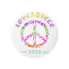 薈.collectionのLove＆peaceシリーズRainbowcolorバージョン Tin Badge