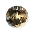 flatoutのbeautyful cat 缶バッジ