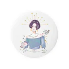 MegSugitaの12星座ちゃん、天秤座の子 Tin Badge