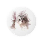 ARTY COATYのお店の猫　デッサン風イラスト Tin Badge