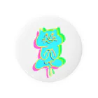 たのしマーケットのもっといかれポンチねこちゃん Tin Badge