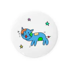 ねこずきなやつのちきゅうねこ Tin Badge