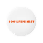 Feminist Shopの100%FEMINIST Tin Badge