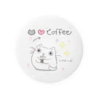 ねこのにゃむ@はせにゃむのねこ❤️coffee 缶バッジ