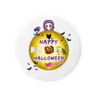 A33のハロウィン　魔女のwitchanとなかまたち Tin Badge