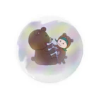 ゆるキャラくまの子NINOのクマの子NINO  くまさんと一緒 Tin Badge