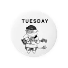 gabonのTUESDAY Tin Badge