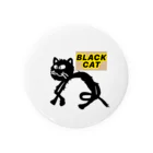 SEVEN-5-Ｇの BLACK  CAT Tin Badge