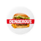 daddy-s_junkfoodsのDENGEROUS BURGER 缶バッジ