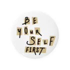 ﾉﾑﾗｶｴﾃﾞの《HUG YOUR CHARM》be yourself first  缶バッジ