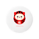 ちびままちゃんのねこだるま　福 Tin Badge