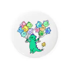 なみのりドラゴン🐉の（小物Ver）ドラゴン、浮いてみた。 Tin Badge