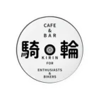 CAFE & BAR 騎輪の缶バッチ 缶バッジ